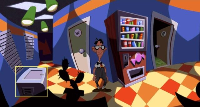 Aby go wykorzystać, przełącz się na Laverne i wyjdź z laboratorium na pierwsze piętro budynku - Przywróć zasilanie kapsuły Laverne | Opis przejścia - Day of the Tentacle: Remastered - poradnik do gry