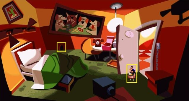 W wyniku okoliczności, które wyjaśni dość długa scenka przerywnikowa, bohaterowie wsiądą we trójkę do jednej kapsuły co z kolei sprawi, że ich ciała połączą się w jedno - Uratuj świat! | Opis przejścia Day of the Tentacle Remastered - Day of the Tentacle: Remastered - poradnik do gry