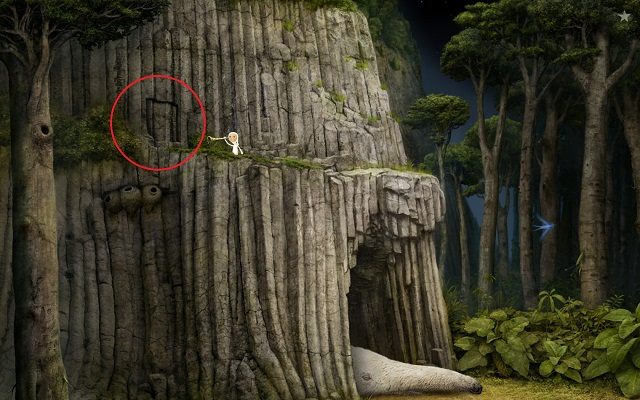 Niestety przejście jest zablokowane - Wejdź do wieży | Planeta mnichów Samorost 3 - Samorost 3 - poradnik do gry