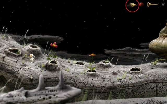 Mandragora trafi do ekwipunku bohatera - Uwolnij statek | Wielka Kłoda Samorost 3 - Samorost 3 - poradnik do gry