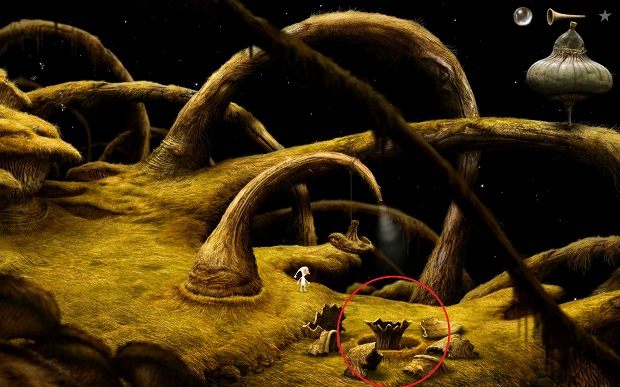 Teraz możesz przystąpić do klejenia naczynia - Zdobądź klej | Włochata Planeta Samorost 3 - Samorost 3 - poradnik do gry