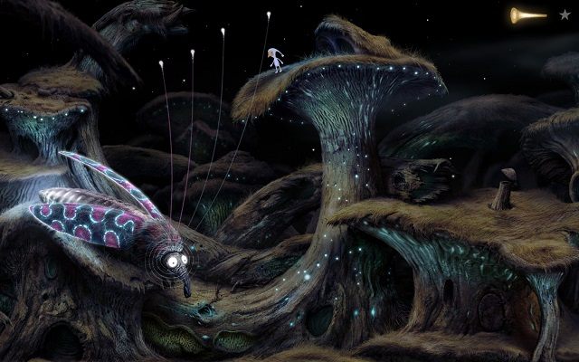 Obudzony owad rozświetli lokację - Zdobądź klucz | Włochata Planeta Samorost 3 - Samorost 3 - poradnik do gry