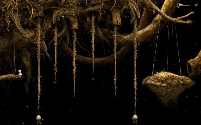 W tym momencie skieruj bohatera do lewej krawędzi ekranu i przejdź do ostatniej sekcji, która oferuje wyspa - Napełnij naczynie | Włochata Planeta Samorost 3 - Samorost 3 - poradnik do gry