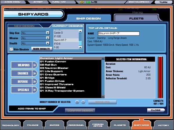 Ale to nie oznacza, że floty nie powinny być zróżnicowane - Wojna | Master of Orion III - Master of Orion III - poradnik do gry