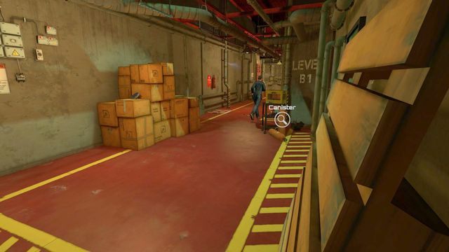 Na rurach będzie brakować jednego zaworu, który znajdziesz w pokazanym na obrazku miejscu, za butlami gazowymi - Rozdział 3 | Opis przejścia The Descendant - The Descendant - poradnik do gry