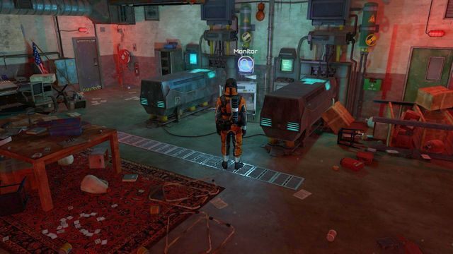 Kontrolując Donniego podejdź do kriołóżek i wejdź w interakcję z monitorem - Rozdział 4 | Opis przejścia The Descendant - The Descendant - poradnik do gry