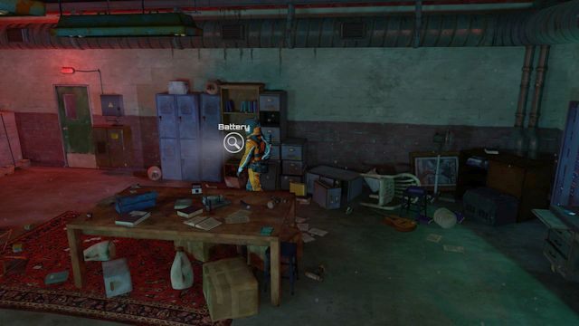 Po interakcji z wiertarką, otrzymasz informację, że musisz znaleźć baterie - Rozdział 4 | Opis przejścia The Descendant - The Descendant - poradnik do gry