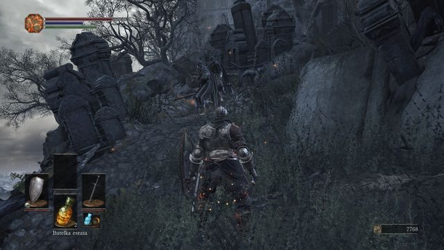 Uważaj, niedaleko wejścia do Kapliczki Zjednoczenia natkniesz się na kilku ostatnich wrogów. - Bonus - Cmentarz Popiołu i Iudex Gundyr w Dark Souls 3 - Dark Souls III - opis przejścia i sekrety