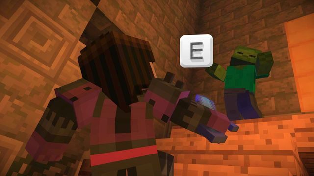 Po rozmowie z towarzyszami będziesz musiał odeprzeć ataki potworów - Rozdział 1 | Epizod 5 - Order Up! | Minecraft Story Mode - Minecraft: Story Mode - poradnik do gry