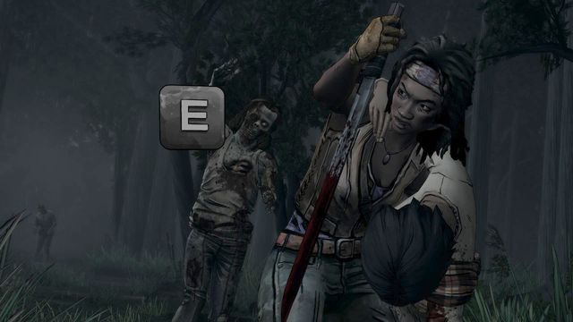 Po koniec rozdziału zostaniesz zaatakowany przez zombiaków - Rozdział 2 | Epizod 2 - Give No Shelter - The Walking Dead: Michonne - poradnik do gry