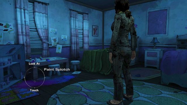 Po dotknięciu pluszowego misia znajdziesz się w całkiem innym miejscu - Rozdział 3 | Epizod 2 - Give No Shelter - The Walking Dead: Michonne - poradnik do gry