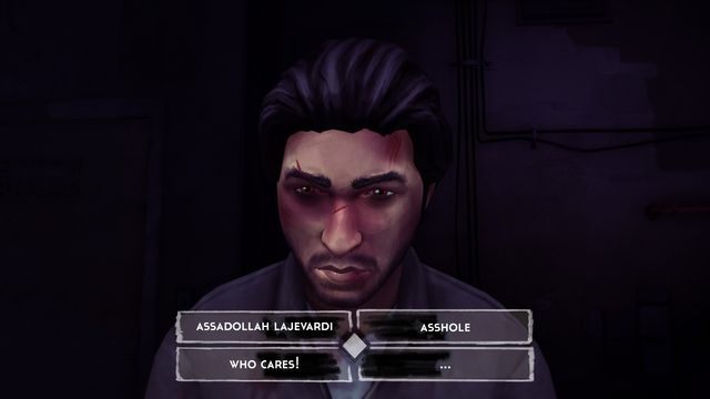 Decyzje w tej rozmowie w większości nie mają znaczenia i mają ten sam efekt. - Rozdział 2: One of Us | Opis przejścia 1979 Revolution - 1979 Revolution - poradnik do gry