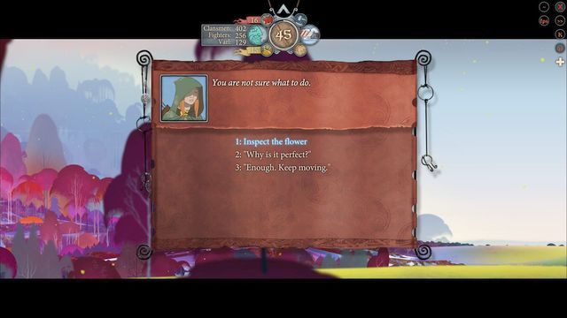 Pierwsze dodatkowe zdarzenie dotyczy wejścia na tereny Starego Lasu - Droga do Old Wood | Rozdział 12 | The Banner Saga 2 - The Banner Saga 2 - poradnik do gry