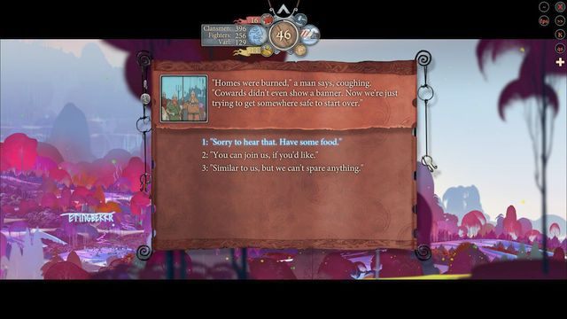 Kolejne wydarzenie będzie miało miejsce już w samym lesie - Droga do Old Wood | Rozdział 12 | The Banner Saga 2 - The Banner Saga 2 - poradnik do gry