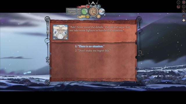 Kolejna decyzja będzie się odnosić do wydarzeń przed wkroczeniem do Old Ford - Droga do Old Ford | Rozdział 13 | The Banner Saga 2 - The Banner Saga 2 - poradnik do gry