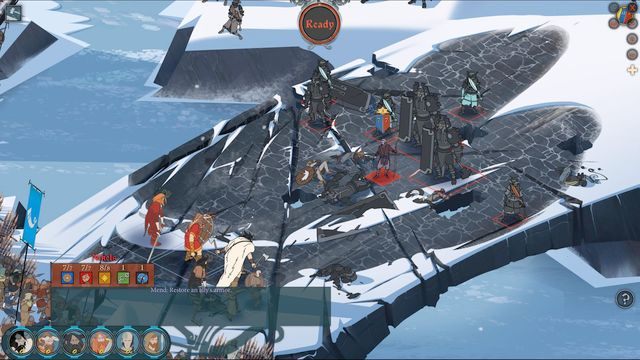 Niezależnie od podjętej przedtem decyzji będziesz musiał stoczyć walkę z nadciągającymi Dredgami - Old Ford | Rozdział 13 | The Banner Saga 2 - The Banner Saga 2 - poradnik do gry