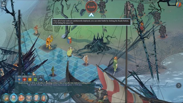 Łuczników chowaj za plecami silniejszych postaci - Przemieszczanie się po polu bitwy i kolejność ruchów | Walka | The Banner Saga 2 - The Banner Saga 2 - poradnik do gry