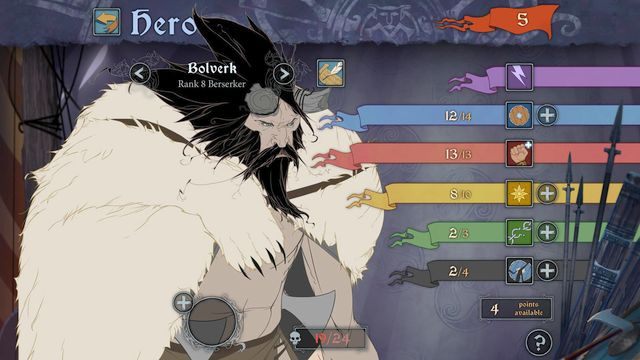 Bolverk to jeden z bohaterów - Poziomy doświadczenia | Rozwój postaci | The Banner Saga 2 - The Banner Saga 2 - poradnik do gry