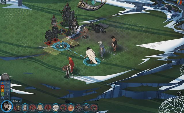 Starcie w obronie napotkanego człowieka imieniem Oli jest elementem stałym - Droga do Bindal | Rozdział 9 / Chapter 9 | The Banner Saga 2 - The Banner Saga 2 - poradnik do gry