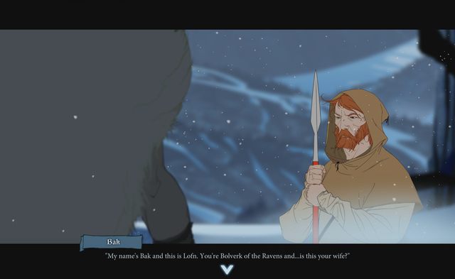 Zawsze też spotkasz na swej drodze Baka, zdecydowanie lepiej go przyjąć do siebie, aniżeli unicestwić - Droga do Bindal | Rozdział 9 / Chapter 9 | The Banner Saga 2 - The Banner Saga 2 - poradnik do gry