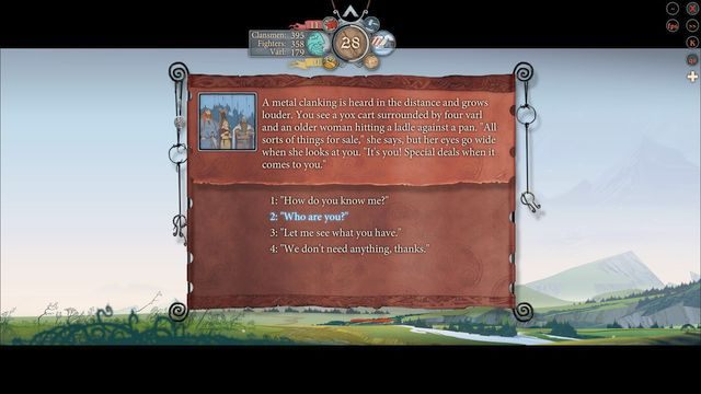 Jeżeli kończą ci się zapasy, przejrzyj sklep - Droga do Grundar | Rozdział 10 / Chapter 10 | The Banner Saga 2 - The Banner Saga 2 - poradnik do gry
