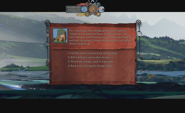 Dostrzeżony potwór na brzegu może zaprowadzić cię do aktefaktu - Podróż do Ormsdalr | Rozdział 8 / Chapter 8 | The Banner Saga 2 - The Banner Saga 2 - poradnik do gry