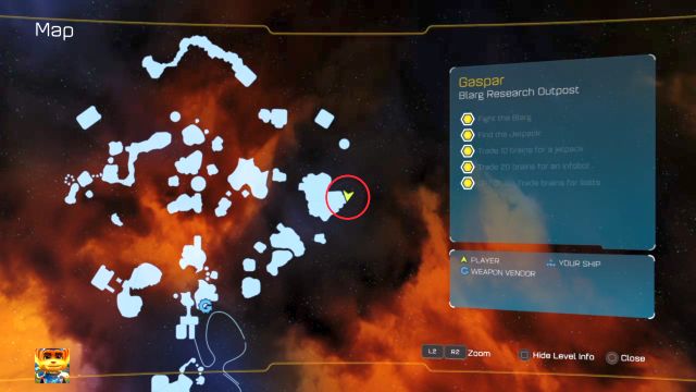 Lokalizacja budynku. - Ratchet & Clank: Karty ŻUBR-a/RYNO holocard - lista, wszystkie holokarty - Ratchet & Clank - poradnik do gry