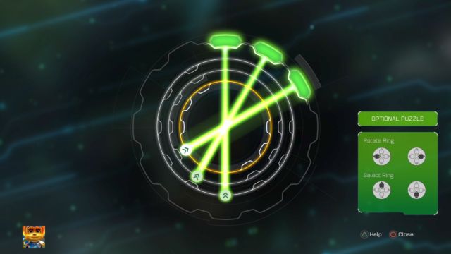 Prawidłowy schemat ułożenia wiązek światła. - Ratchet & Clank: Zagadki Intruzera/Trespasser puzzle - lista, wszystkie zagadki - Ratchet & Clank - poradnik do gry