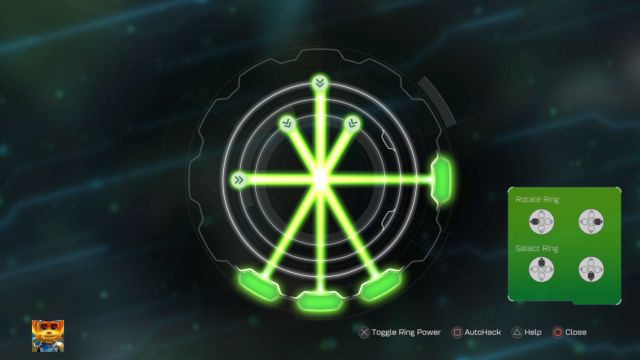 Prawidłowa kombinacja Zagadki Intruzera. - Ratchet & Clank: Zagadki Intruzera/Trespasser puzzle - lista, wszystkie zagadki - Ratchet & Clank - poradnik do gry