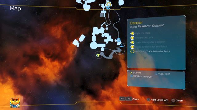 Miejsce startowe do zdobycia drugiej śrubki. - Ratchet & Clank: Złote Śrubki/Gold Bolt - lista, wszystkie śrubki - Ratchet & Clank - poradnik do gry