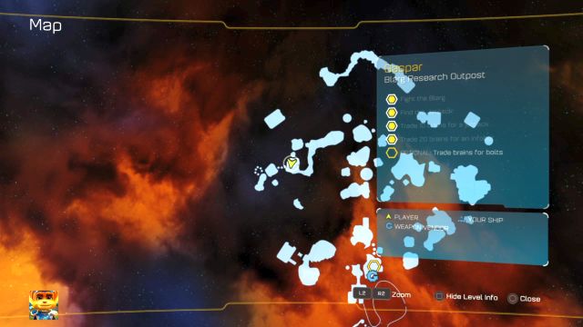 Lokalizacja trzeciej śrubki na tej planecie. - Ratchet & Clank: Złote Śrubki/Gold Bolt - lista, wszystkie śrubki - Ratchet & Clank - poradnik do gry
