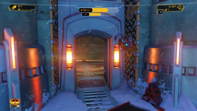Ściany po których dostać się możesz do Złotej Śrubki. - Ratchet & Clank: Złote Śrubki/Gold Bolt - lista, wszystkie śrubki - Ratchet & Clank - poradnik do gry