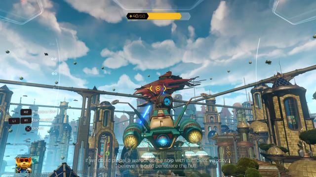 Przyszła kolej na okręt wojenny. - Ratchet & Clank: Okręt wojenny na Kerwan - boss, jak pokonać? - Ratchet & Clank - poradnik do gry