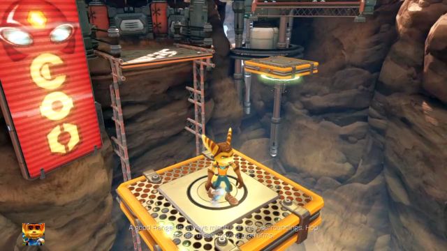 Nie ma tu limitu czasu, więc nie spiesz się ze skakaniem. - Ratchet & Clank: Planeta Veldin - solucja, opis przejścia, wszystkie zadania - Ratchet & Clank - poradnik do gry