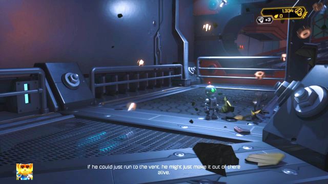 Przyszła pora na rozgrywkę przy pomocy drugiego bohatera. - Ratchet & Clank: Planeta Veldin - solucja, opis przejścia, wszystkie zadania - Ratchet & Clank - poradnik do gry