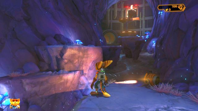 Uważaj by nie wpaść do wody. - Ratchet & Clank: Planeta Novalis - solucja, opis przejścia, wszystkie zadania - Ratchet & Clank - poradnik do gry