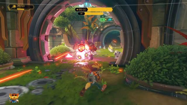 I kolejne starcie z wrogiem. - Ratchet & Clank: Planeta Kerwan - solucja, opis przejścia, wszystkie zadania - Ratchet & Clank - poradnik do gry
