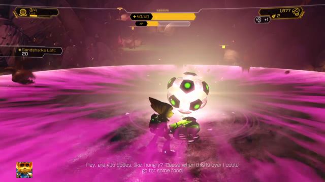 Protonowy Dudnik to doskonała broń przeciwko rekinom. - Ratchet & Clank: Planeta Aridia - solucja, opis przejścia, wszystkie zadania - Ratchet & Clank - poradnik do gry