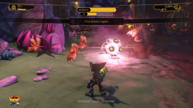 Kolejne grupy rekinów. - Ratchet & Clank: Planeta Aridia - solucja, opis przejścia, wszystkie zadania - Ratchet & Clank - poradnik do gry