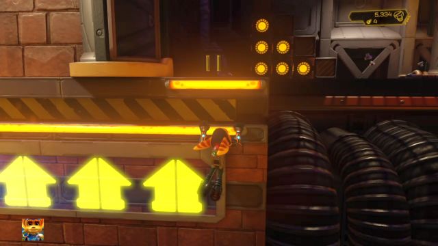 Czeka cię trochę wspinania się. - Ratchet & Clank: Planeta Aridia - solucja, opis przejścia, wszystkie zadania - Ratchet & Clank - poradnik do gry