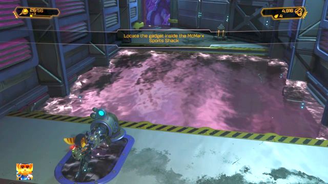 Hydrodyslokator będzie wykorzystywany jeszcze wielokrotnie. - Ratchet & Clank: Planeta Aridia - solucja, opis przejścia, wszystkie zadania - Ratchet & Clank - poradnik do gry