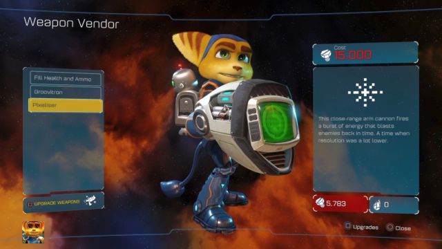 Pikselator to jedna z najlepszych broni w grze. - Ratchet & Clank: Planeta Rilgar - solucja, opis przejścia, wszystkie zadania - Ratchet & Clank - poradnik do gry