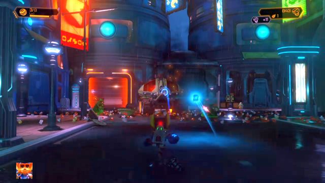 Czołgi najlepiej okładać przy pomocy granatów. - Ratchet & Clank: Planeta Rilgar - solucja, opis przejścia, wszystkie zadania - Ratchet & Clank - poradnik do gry