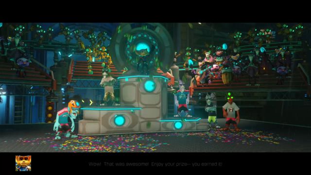 Ukończenie wyścigów nagradza gracza sporą ilością śrubek... - Ratchet & Clank: Planeta Rilgar - solucja, opis przejścia, wszystkie zadania - Ratchet & Clank - poradnik do gry