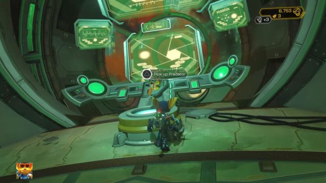 Miejsce zdobycia nowej broni - Granatnika Predator. - Ratchet & Clank: Planeta Nebula G34 - solucja, opis przejścia, wszystkie zadania - Ratchet & Clank - poradnik do gry
