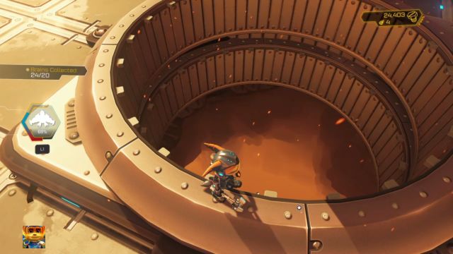 ...a tutaj wejście. - Ratchet & Clank: Planeta Gaspar - solucja, opis przejścia, wszystkie zadania - Ratchet & Clank - poradnik do gry