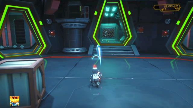 ... a następnie by otworzyć sobie przejście. - Ratchet & Clank: Planeta Quartu - solucja, opis przejścia, wszystkie zadania - Ratchet & Clank - poradnik do gry