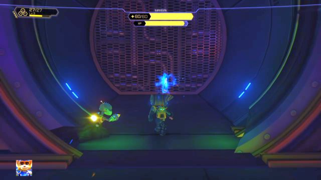 Karta ŻUBR-a znajdująca się za bramą. - Ratchet & Clank: Planeta Quartu - solucja, opis przejścia, wszystkie zadania - Ratchet & Clank - poradnik do gry