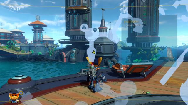 Skieruj się do wejścia do przepompowni. - Ratchet & Clank: Planeta Pokitaru - solucja, opis przejścia, wszystkie zadania - Ratchet & Clank - poradnik do gry