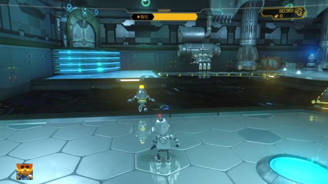 A tutaj powstaje kładka numer trzy. - Ratchet & Clank: Deplanetiser - solucja, opis przejścia, wszystkie zadania - Ratchet & Clank - poradnik do gry